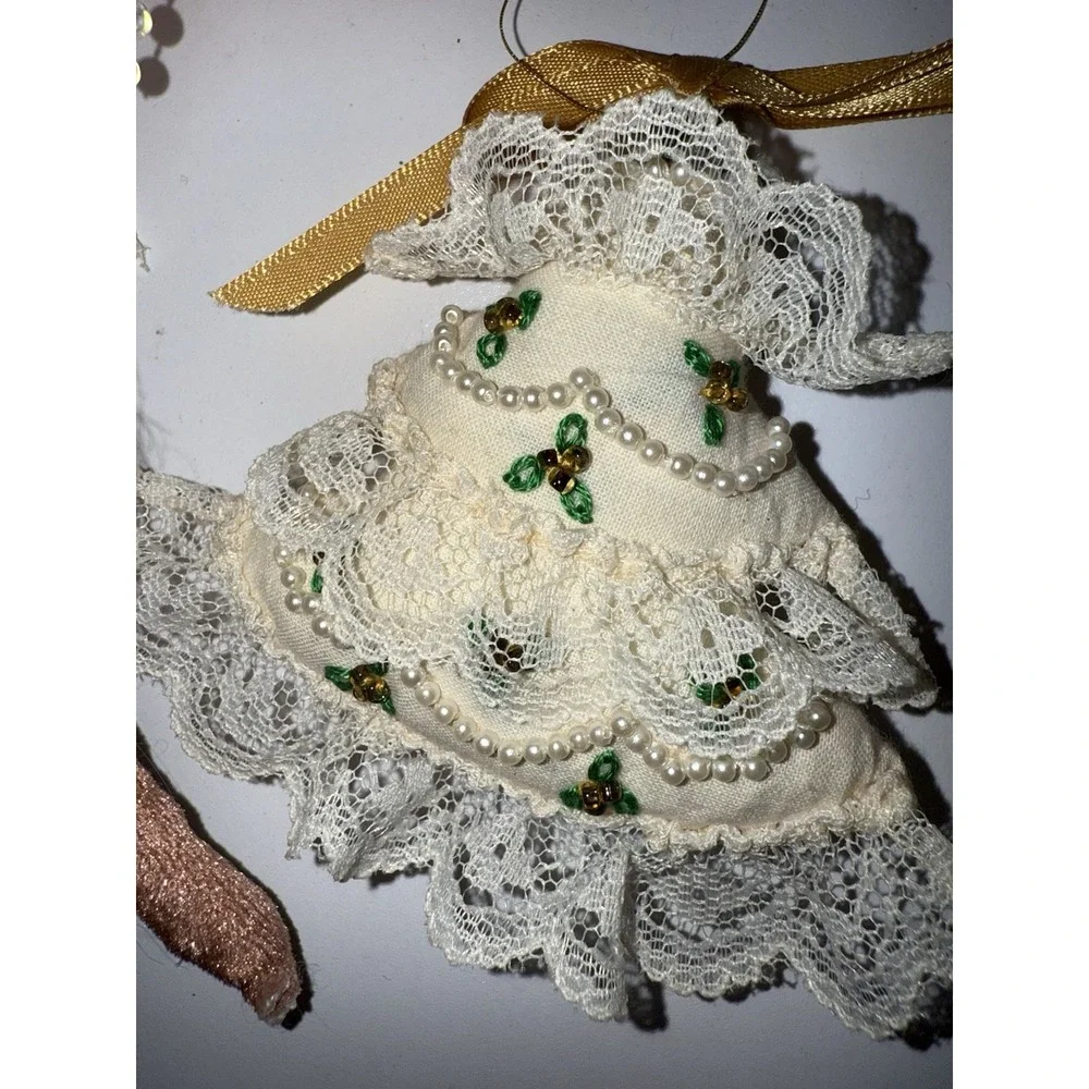 Mark Roberts Vintage Santa Fairy And 2 Other Handmade‎ Ornaments Q